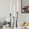Fabulaxe Marble Resin Candle Holders, Exquisite Decorative Taper Candlesticks, Elegant Accent, Gray, PK3 QI004063.GY.3 - alternate 5